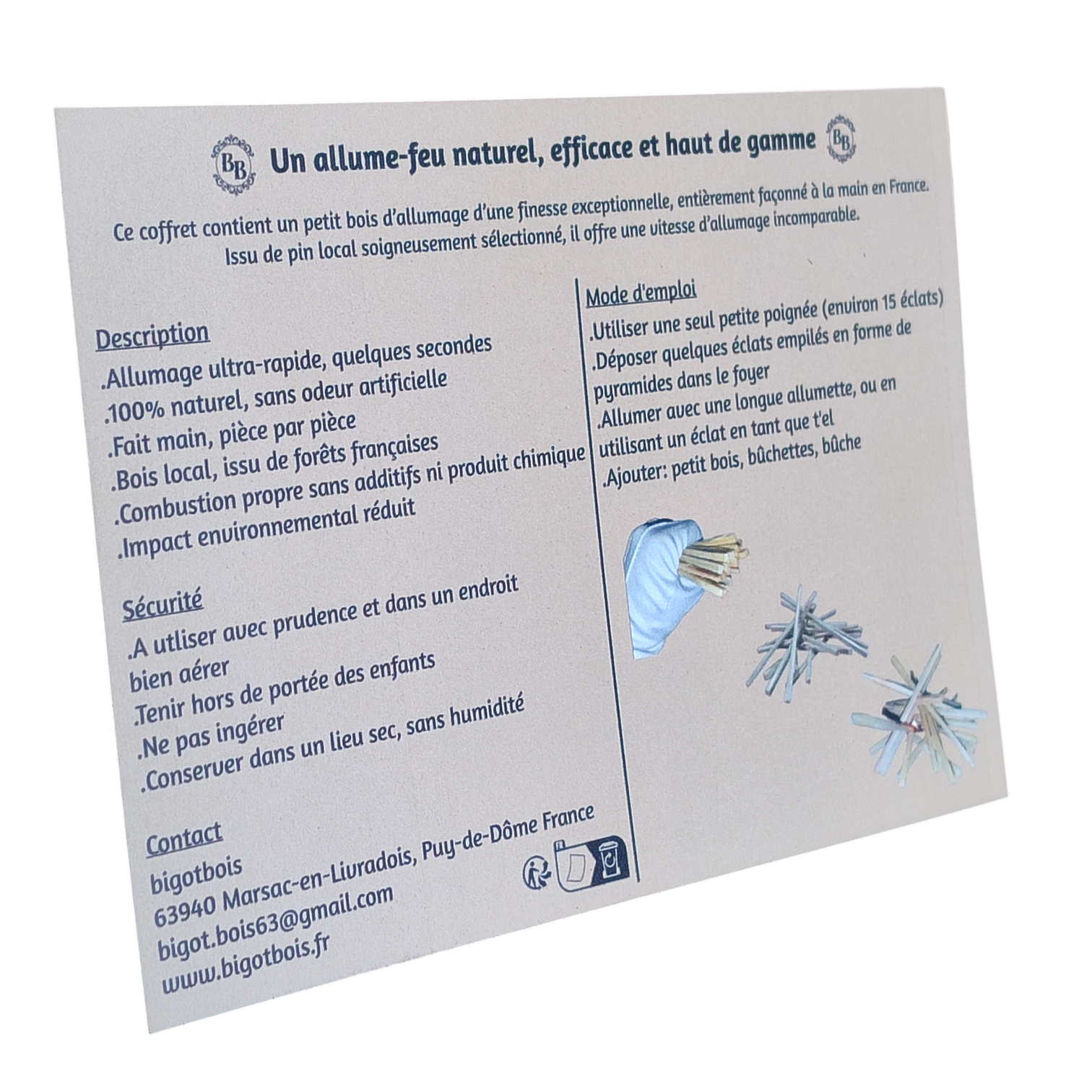 Coffret allume-feu – Image 2
